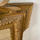 Old mirror with pediment  72x112cm
