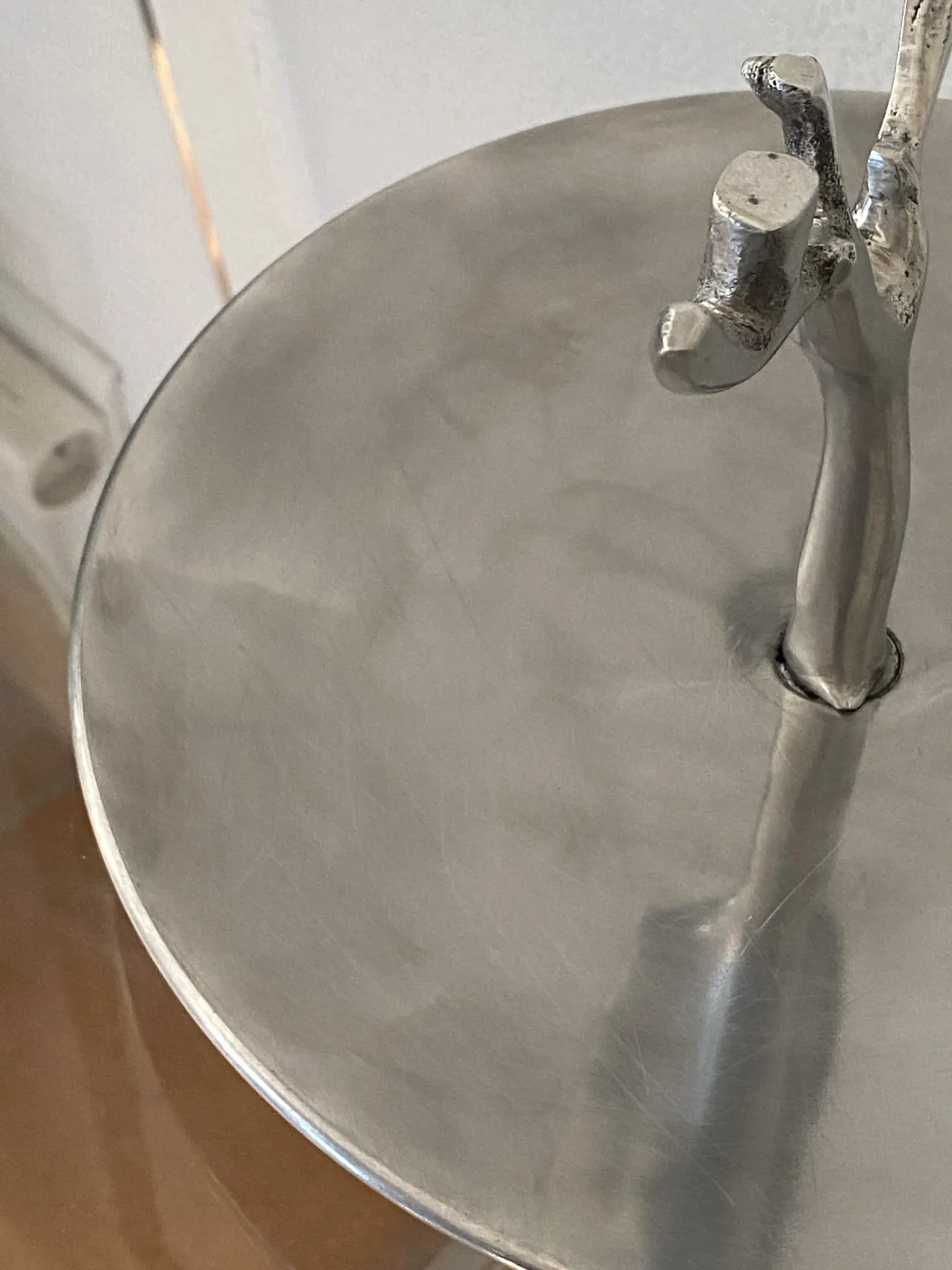 Polished aluminium plate