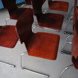 Set of 9 Pagolz style chairs