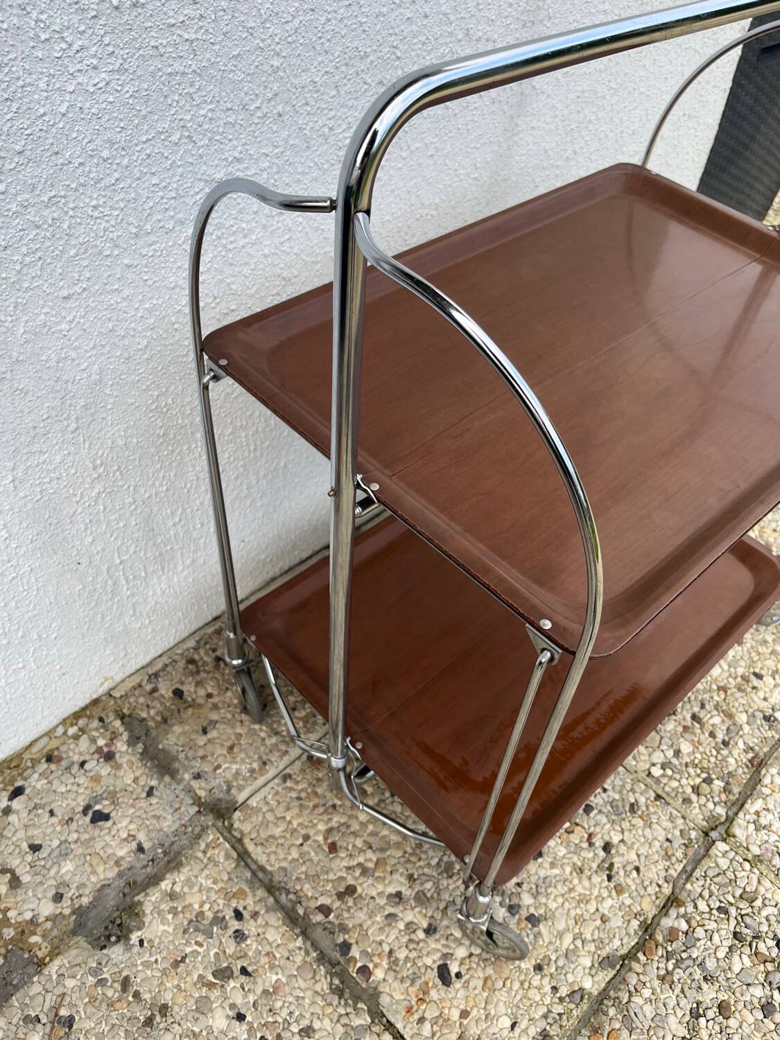 Vintage folding trolley