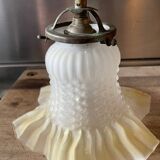 Applique laiton et opaline