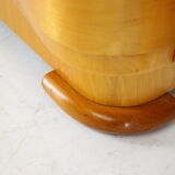 1940s Pair of Art Deco Bedside Tables, Czechoslovakia