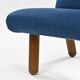 Paire de fauteuils en bois massif, La Plagne vers 1960