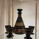 Art Deco hyalite glass liqueur set by Rupel Boom