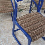 Set of 3 chairs Baumann Sleigh 60s/70s