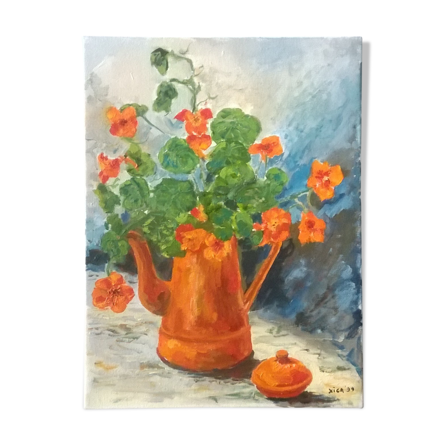 Painting Bouquet de Capucines