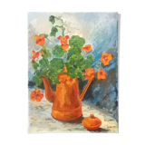 Painting Bouquet de Capucines