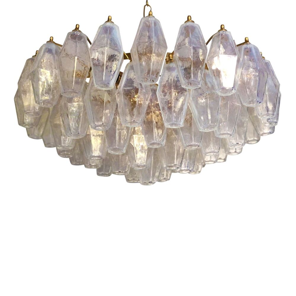 Murano glass and opalino chandelier