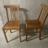 Pair of 1960s bistro chairs