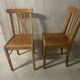 Paire de chaises bistrot années 60