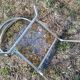 Vintage designer chair in plexiglass and chrome 1980