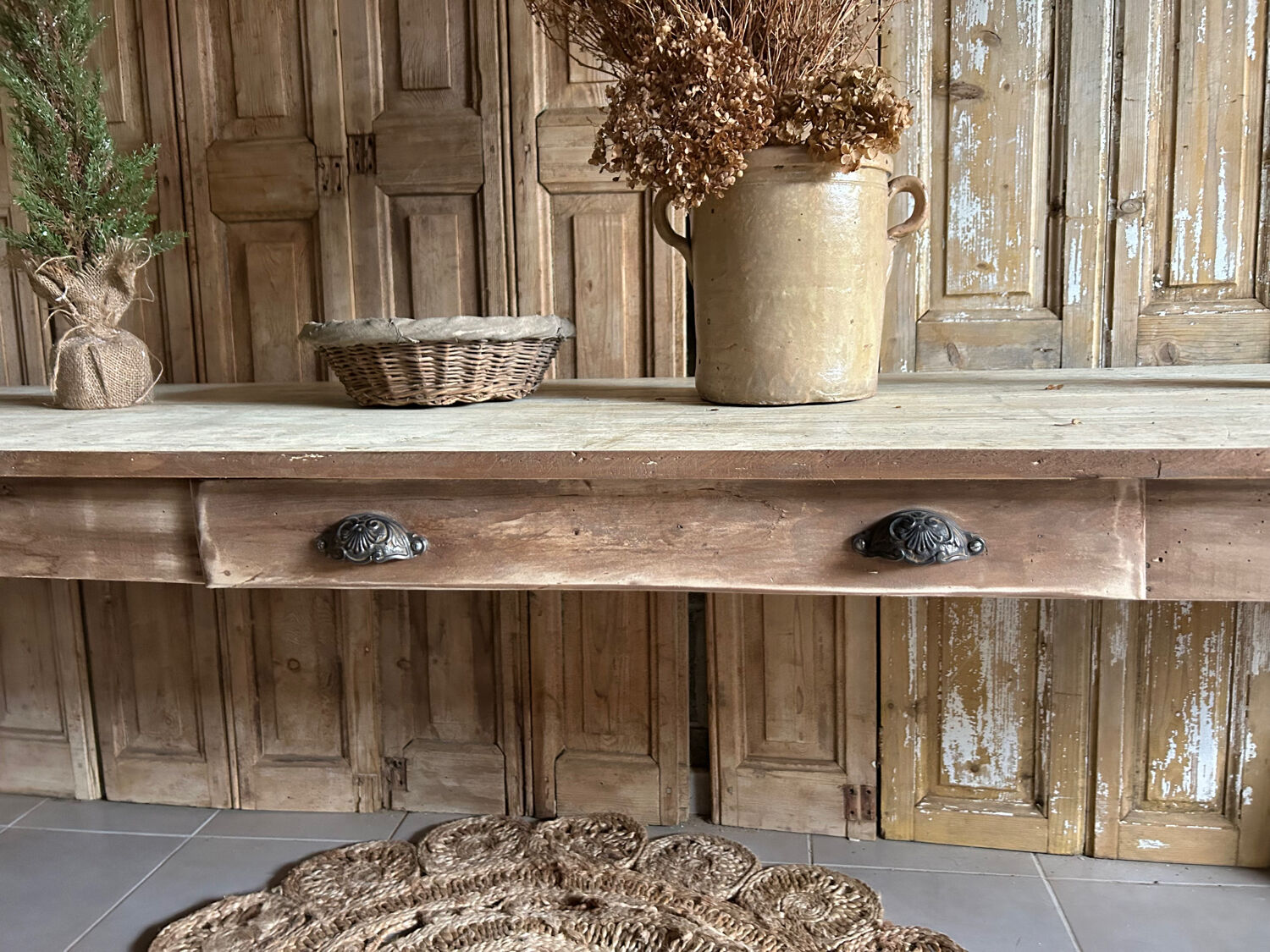 Large farmhouse table 292 cm
