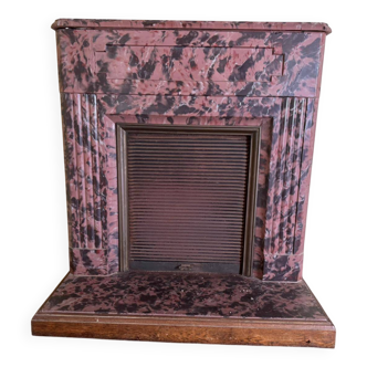 Antique marble fireplace