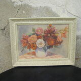 Painting "In the Vase of Flowers" by René Ruby