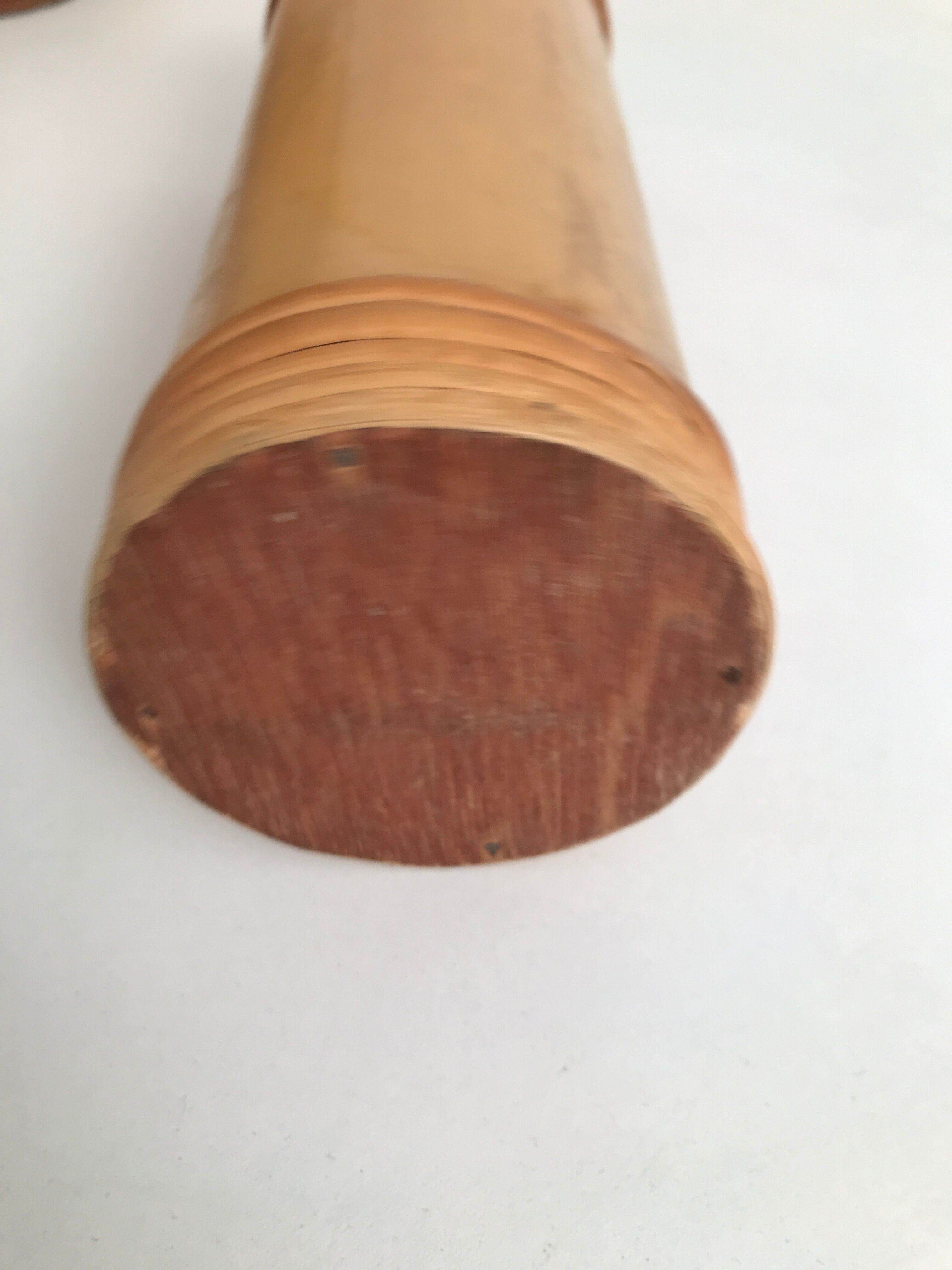 Lot of vintage natural bamboo vase