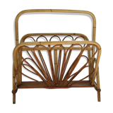 Magazine rack wicker of the 1960s