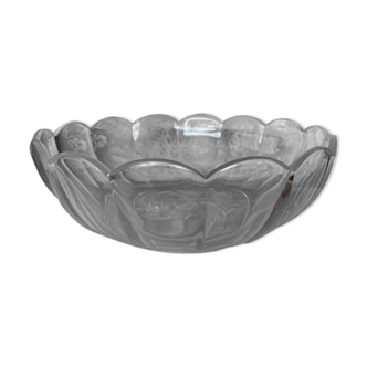 Crystal salad bowl Val Saint Lambert