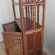 Rattan shelf with flaps