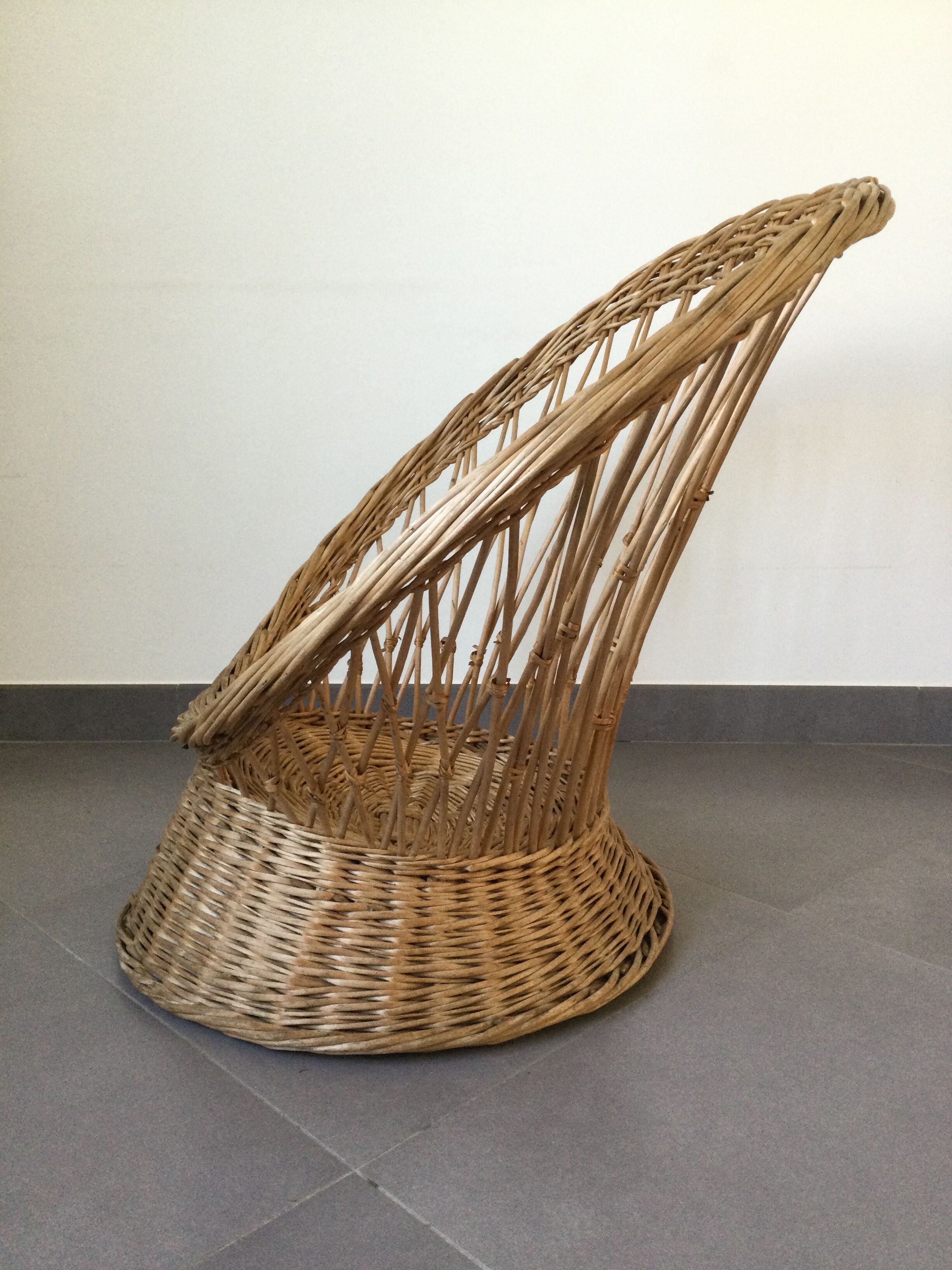 Rattan armchair