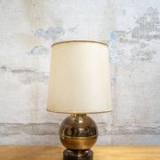 Lampada in ottone e smalto Italia Anni '40
