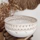 Wooden Bowl with Rattan Details - Set of 3