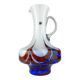 Hand-cut Murano glass pitcher by Carlo Moretti, Italy, 1970s.