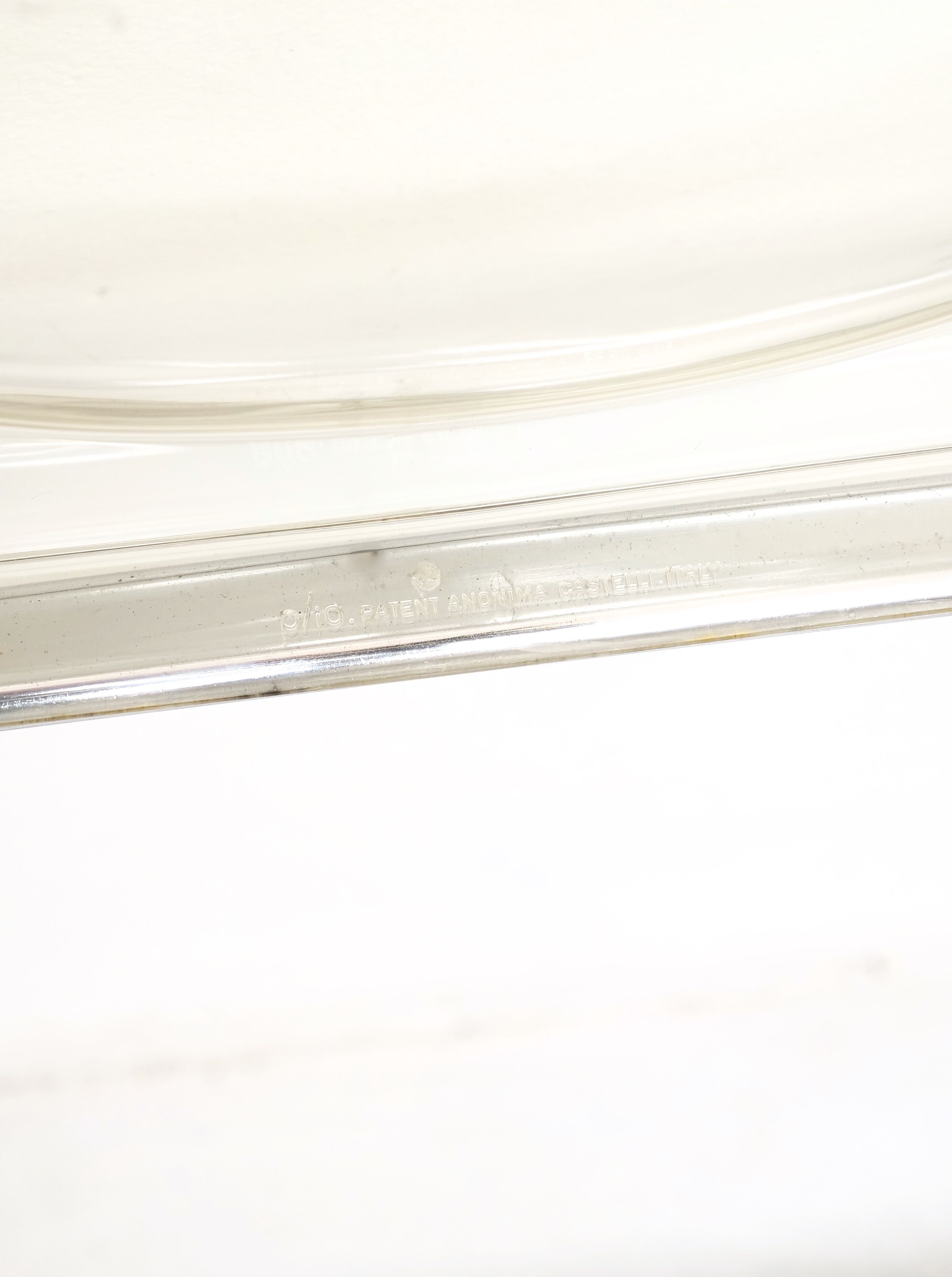 Suite of 4 Plia chairs by Giancarlo Piretti for castelli