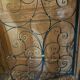 Pair of interior wrought iron grilles XXth century