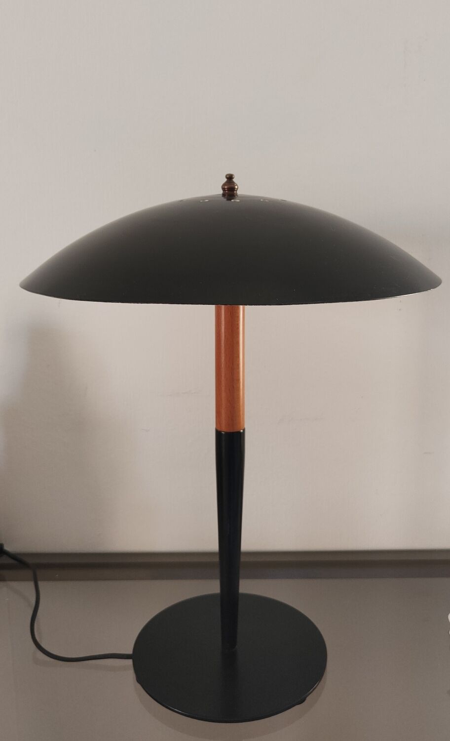 Mushroom lamp aluminor 1980