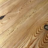 Round wooden table with flaps