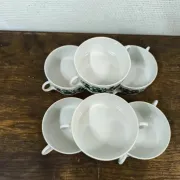 Bouillon bowls, vintage soup Rosenthal Monbijou Giscard