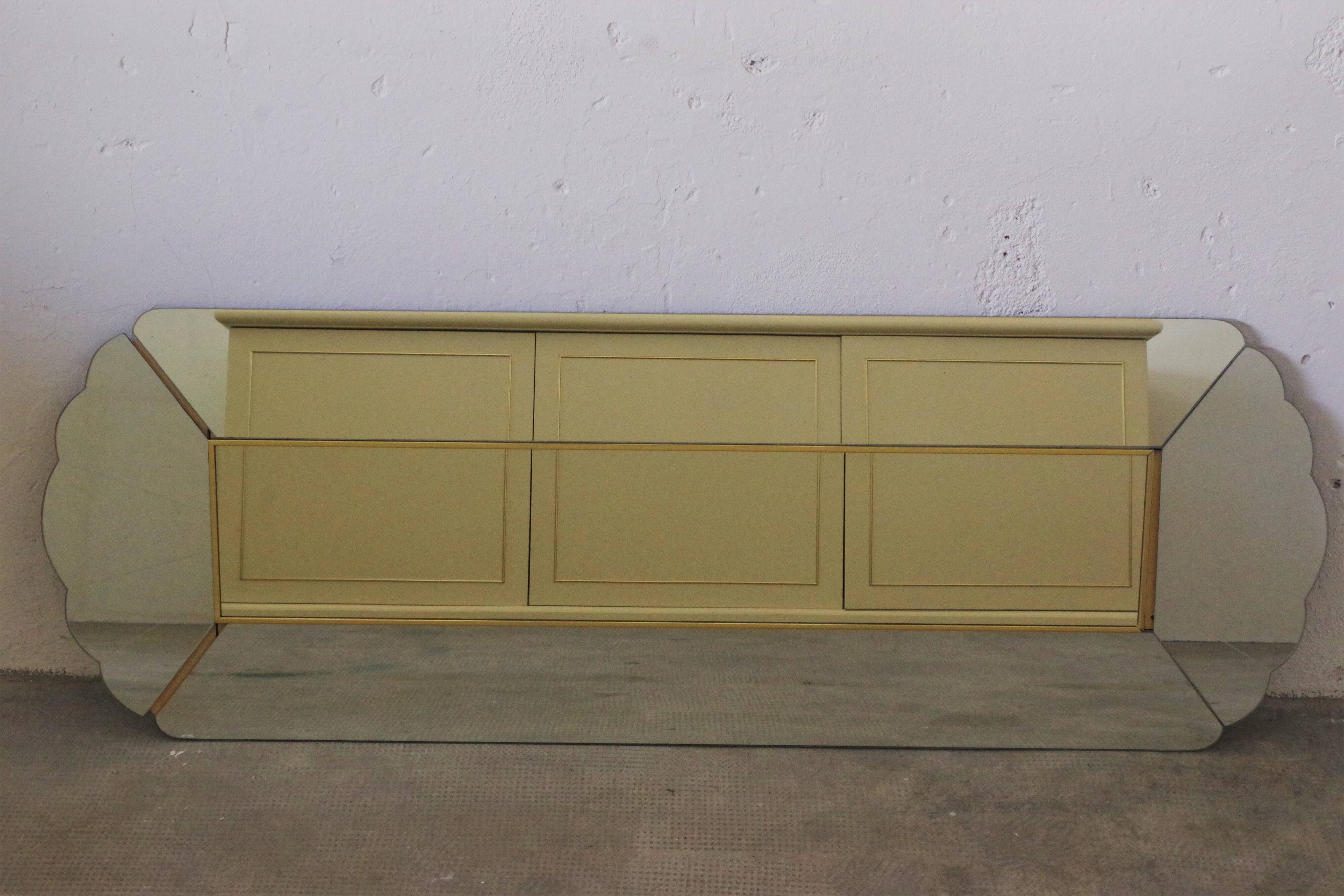 Enfilade et miroir, 1970s, set of 2