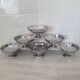 6 dessert bowls by Guy Degrenne in 18/10 stainless steel