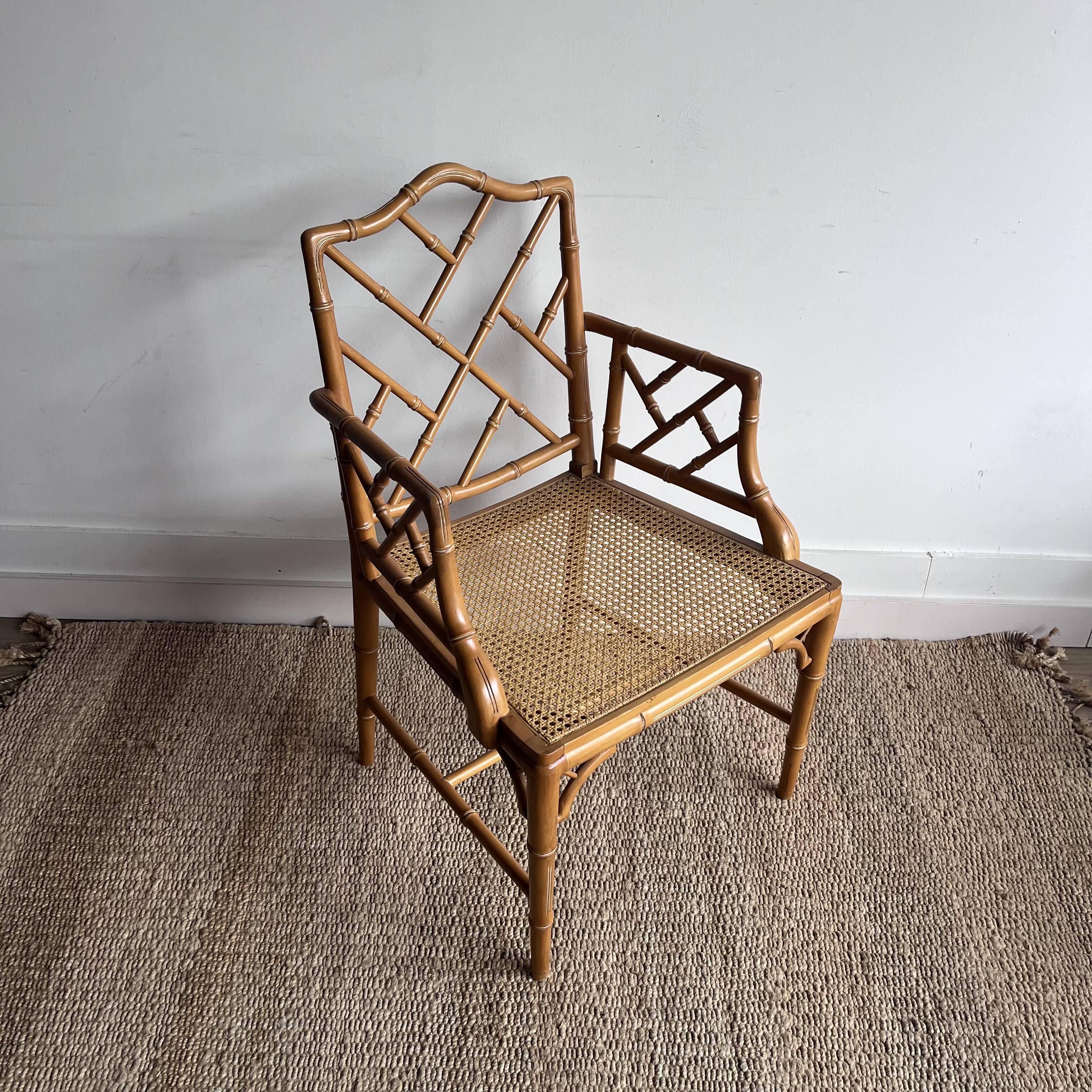 Faux Bamboo Chippendale Chair Jonathan Adler