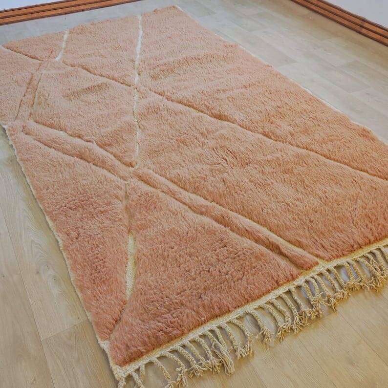 Handmade traditional Beni Ourain Berber rug 200/300 cm