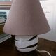 Lampe de chevet 60', grès et céramique