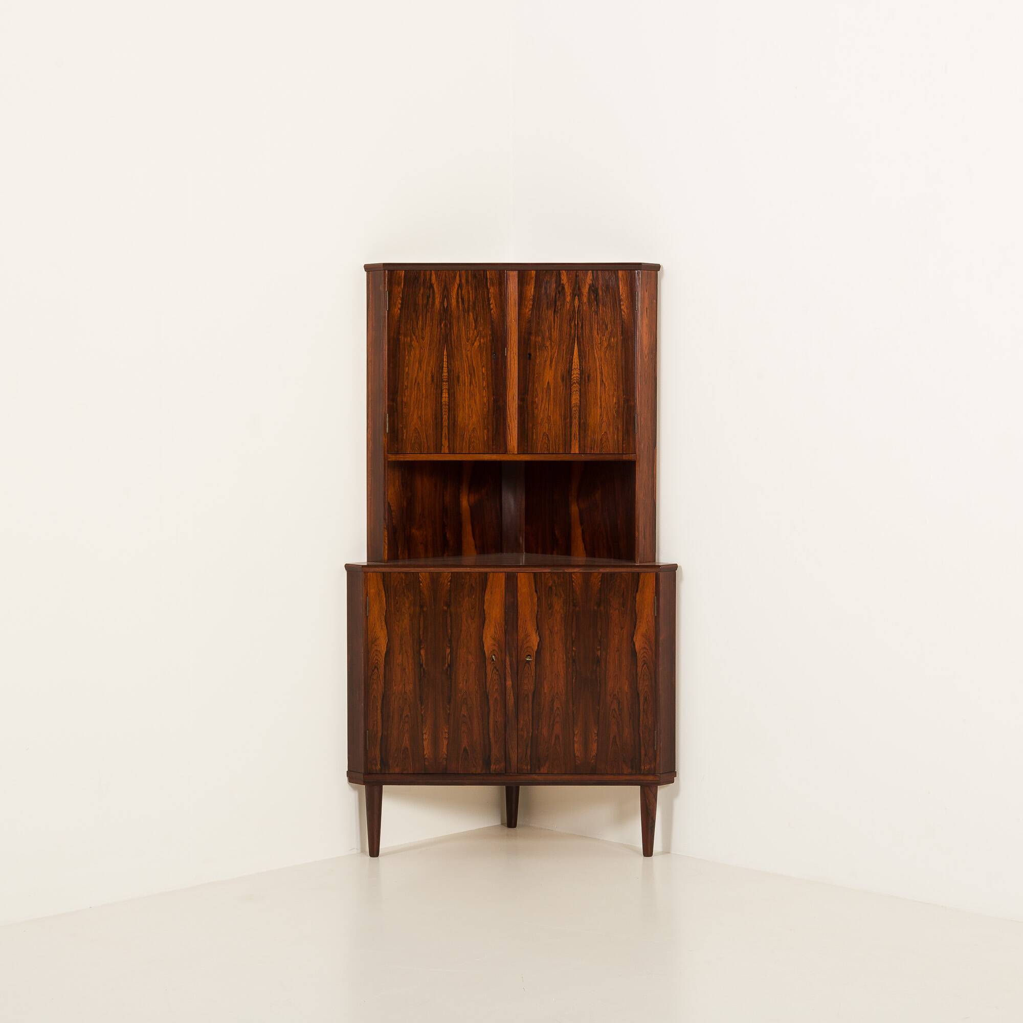 Danish mid century corner cabinet attr. to Carlo Jansen 1960s
