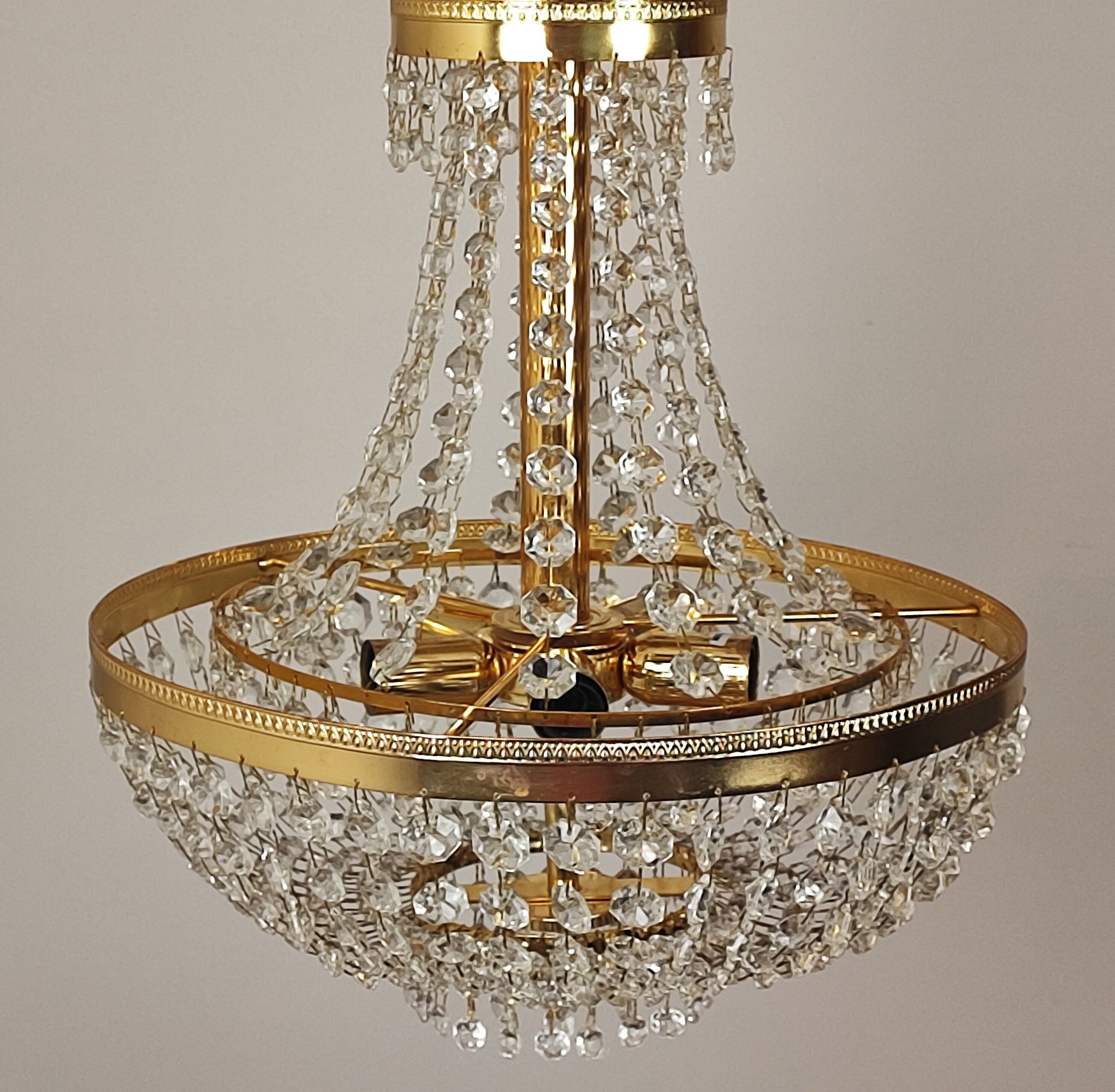 Chandelier with tassels