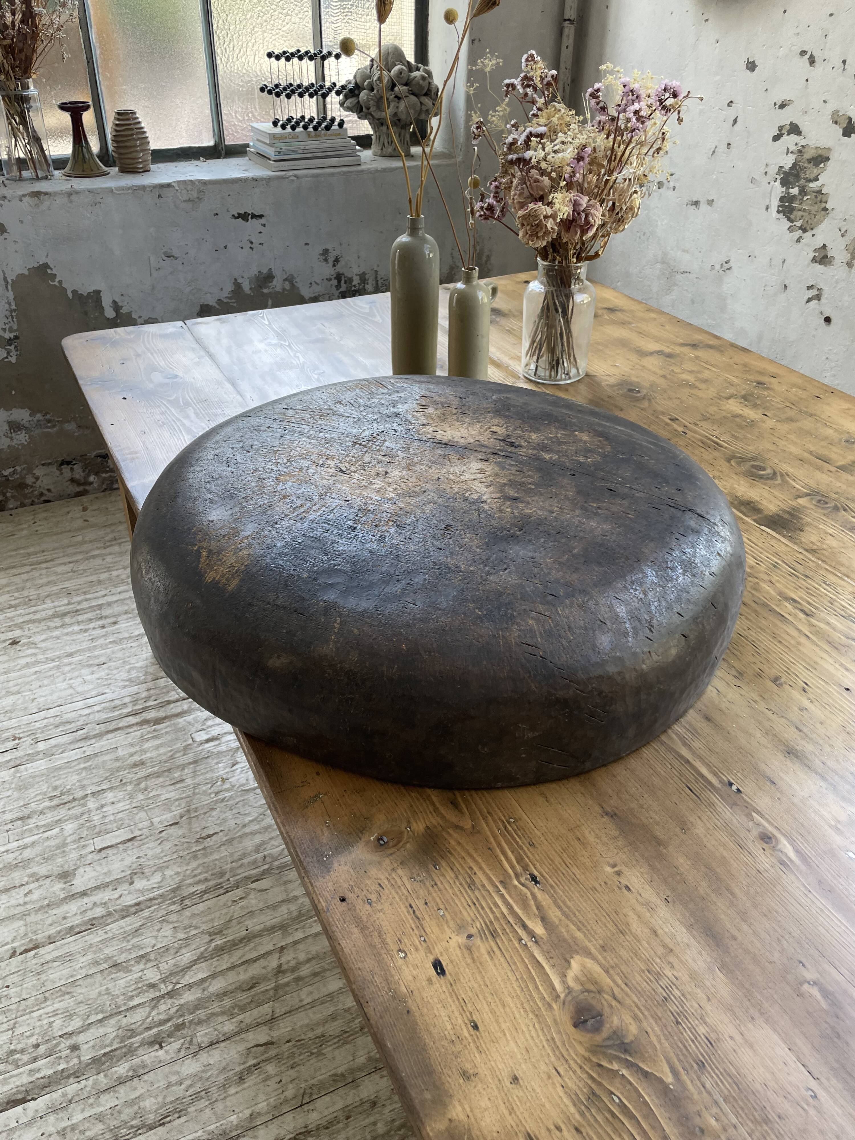 Plat en bois berbère XXL