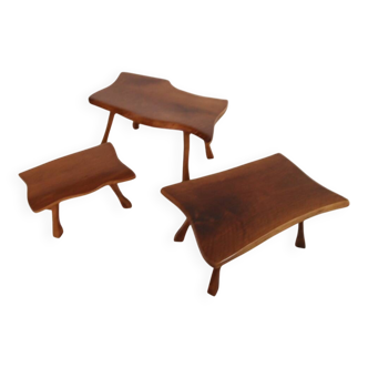 Brutalist set of 3 tables