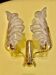 Carl Fagerlund double Murano glass wall lamp, 1980s