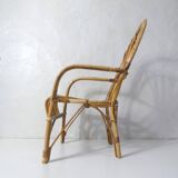 Vintage rattan armchair, child size