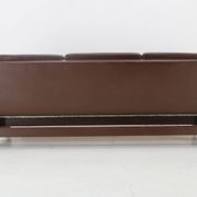 Design Leather Folding Sofa by Arch. Spicka, 1970s, Czechoslovakia