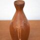 Vintage sandstone vase, flamed ceramic vase, small sandstone vase, collection, decorative vase