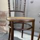 Lot de 4 chaises bistrot café bois courbé dépareillées