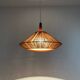 Suspension en teck et en raffia Bast par Temde