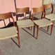 4 chairs série 71 by Niels Otto Moller for j l moller