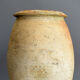 Large earthen pot or jug turned