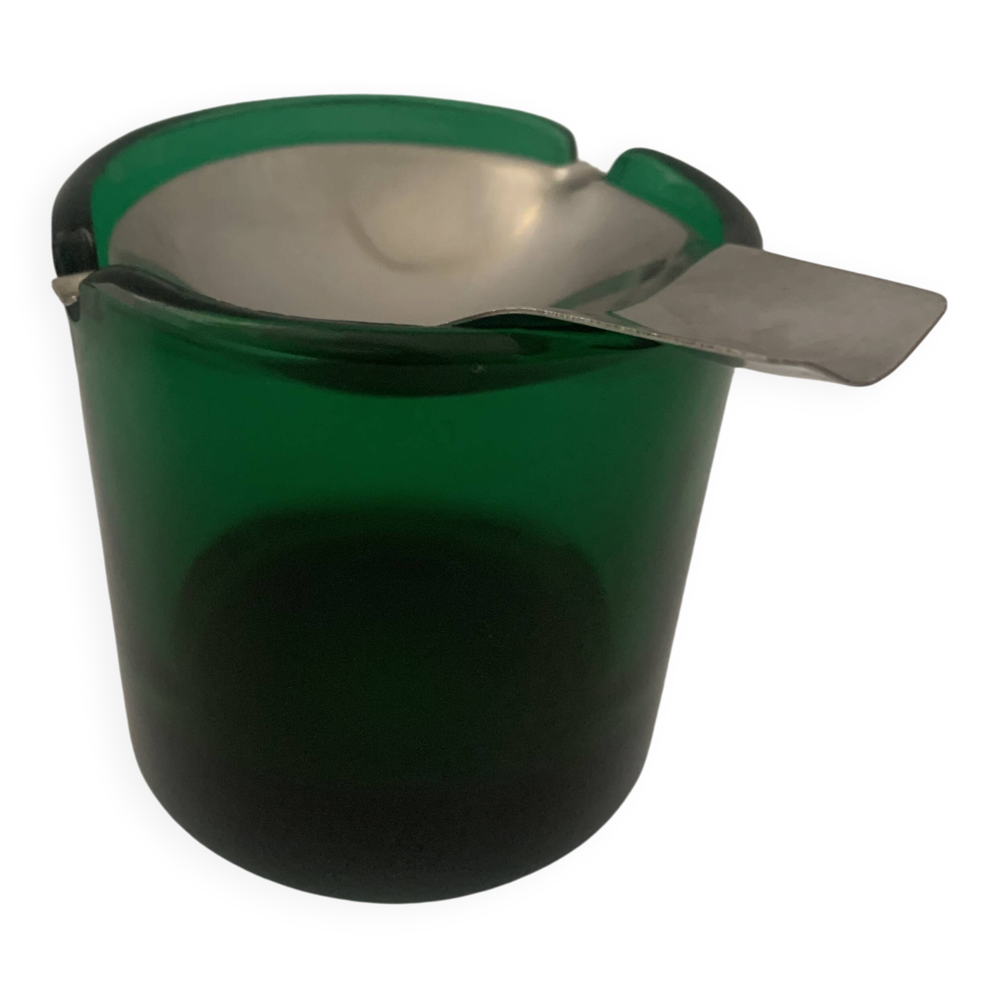 cendrier basculant modèle 504 avec insert en Cromargan de WMF