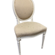 4 chaises medaillon style louis xvi